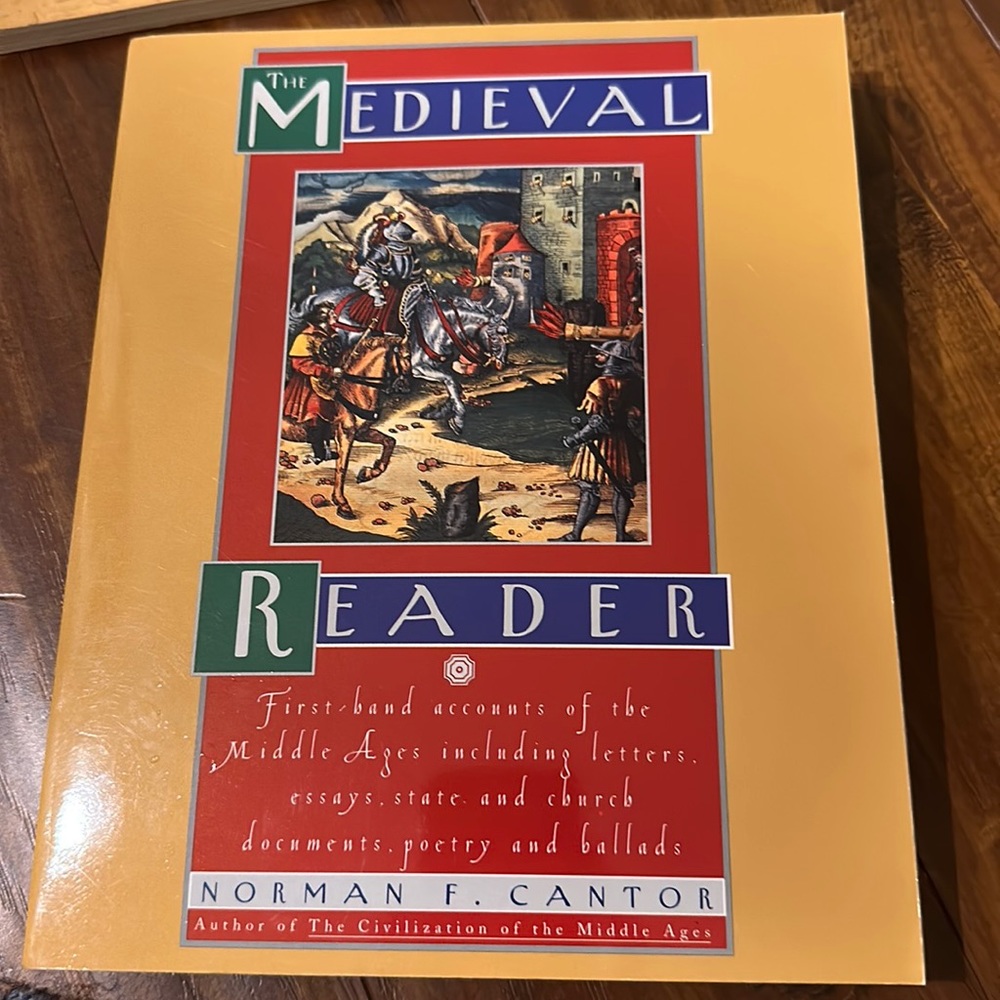 The Medieval Reader large‎ book
